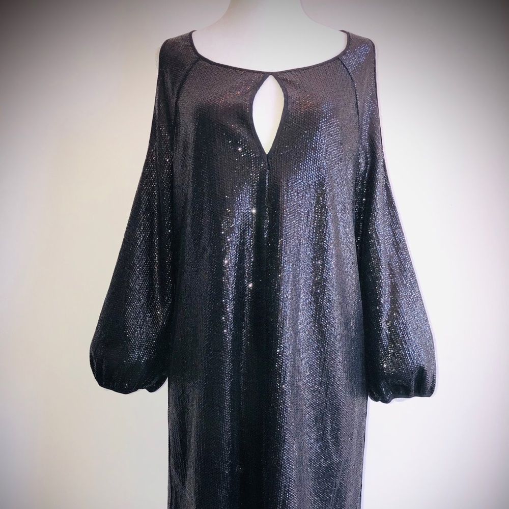 BCBG MAXAZRIA Sequins Sheath Dress